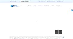 Desktop Screenshot of ftta.com.au